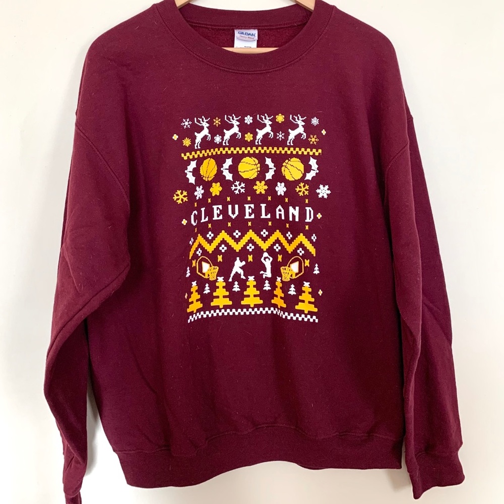 3/$20 NBA Cleveland Cavaliers Christmas Sweater